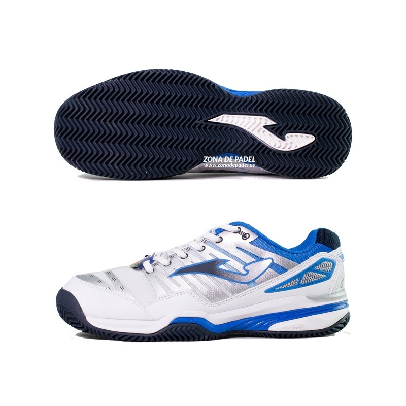 Zapatillas Joma T.Slam Clay Blanco Royal 2015 Zapatillas Joma T.Slam Clay Blanco Royal 2015