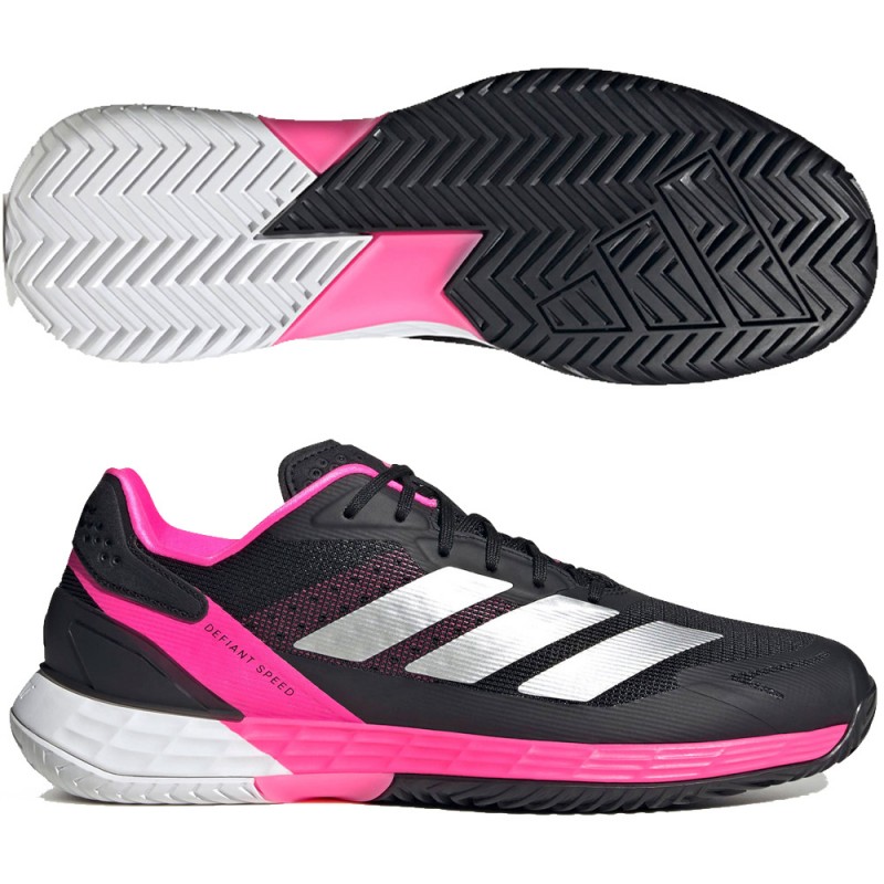 Zapatillas Adidas Defiant Speed 2 M black silver pink 2025