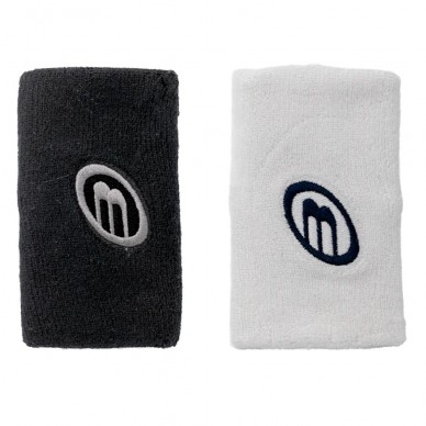 Muñequeras Bullpadel BPMU254I blanca negra
