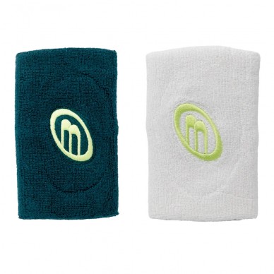 Muñequeras Bullpadel BPMU252I blanco verde oscuro