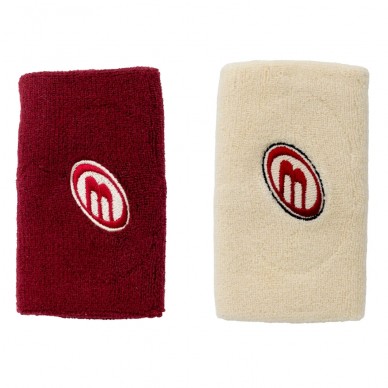 Muñequeras Bullpadel BPMU255I vino burdeos crudo