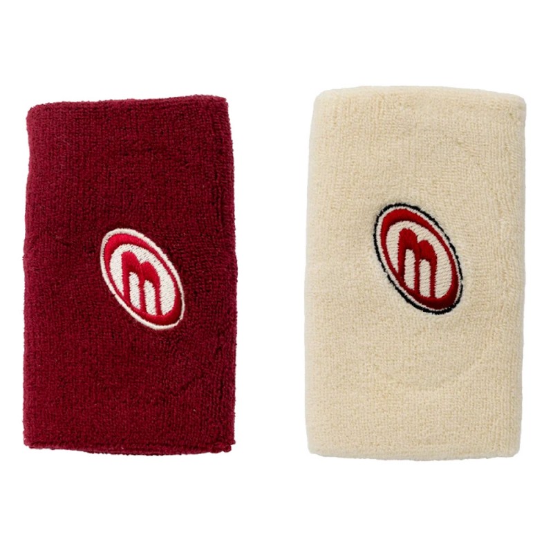 Muñequeras Bullpadel BPMU255I vino burdeos crudo