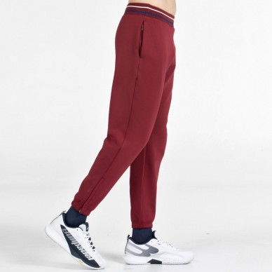 Pantalón Bullpadel Ain vino burdeos