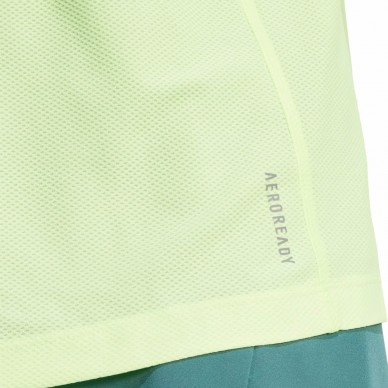 Camiseta Adidas Own The Run amarillo fluor