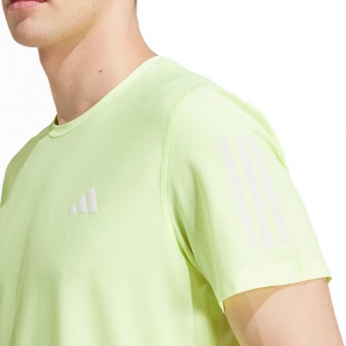 Camiseta Adidas Own The Run amarillo fluor