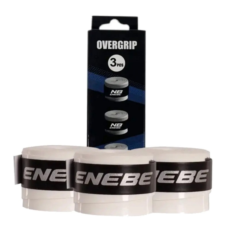 Overgrips Enebe lisos x 3 blancos