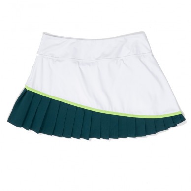 Falda Lok Ulgen blanca verde