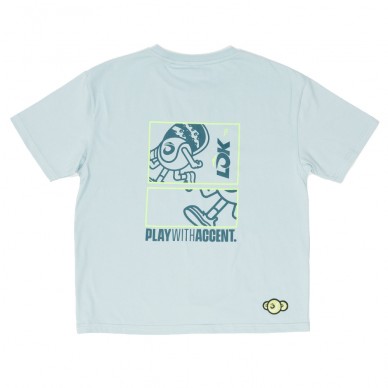 Camiseta Lok Ashur oversize verde menta