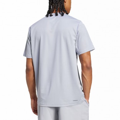 Camiseta Adidas TR-ES Base plata suave