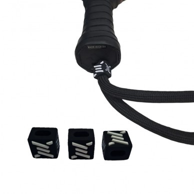 Cierre de Cordon Constrictor negro x 3