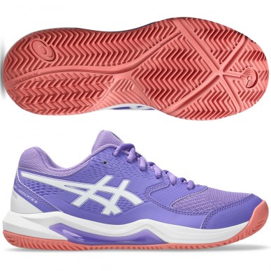 Zapatillas Asics Gel Dedicate 8 Padel amethyst white 2026