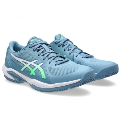 Zapatillas Asics Solution Swift FF 2 Padel saba blue vital green 2026