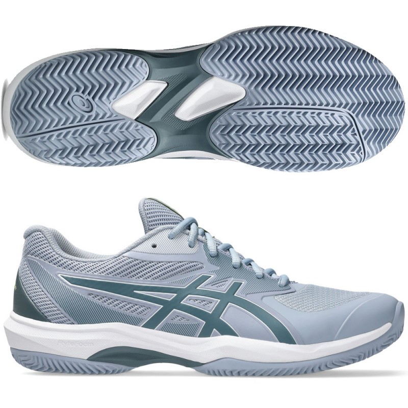 Zapatillas Asics Game FF Clay grey blue ironclad 2026