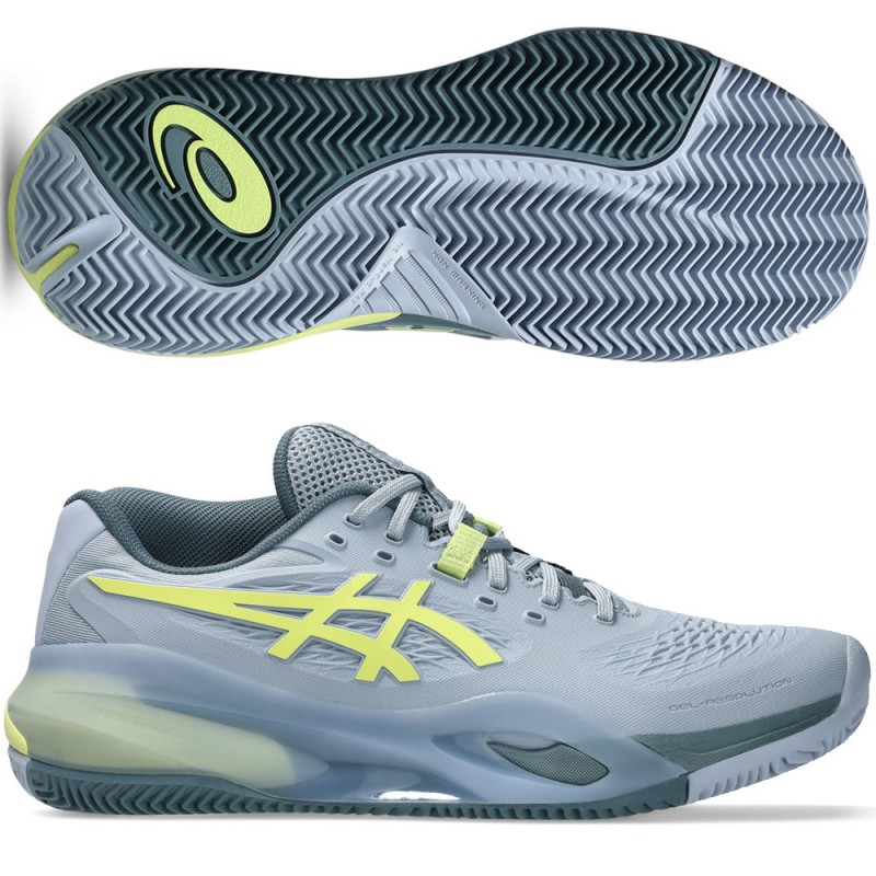 Zapatillas Asics Gel Resolution X Clay grey blue pistachio 2026