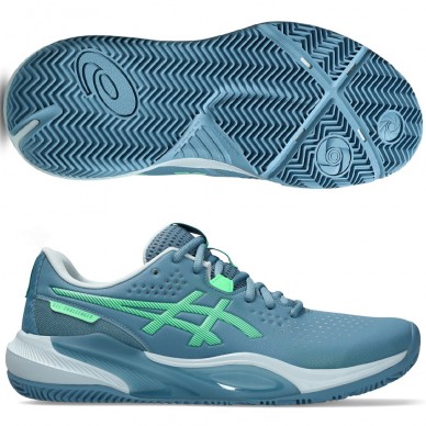 Zapatillas Asics Gel Challenger 15 Padel saba blue vital green 2026