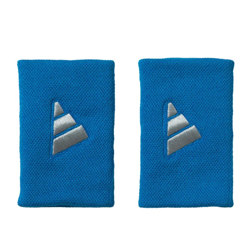 Muñequeras Adidas Wristband L azul gris