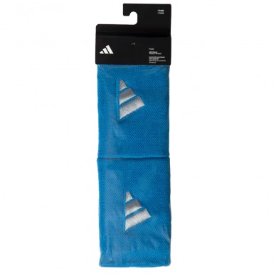 Muñequeras Adidas Wristband L azul gris