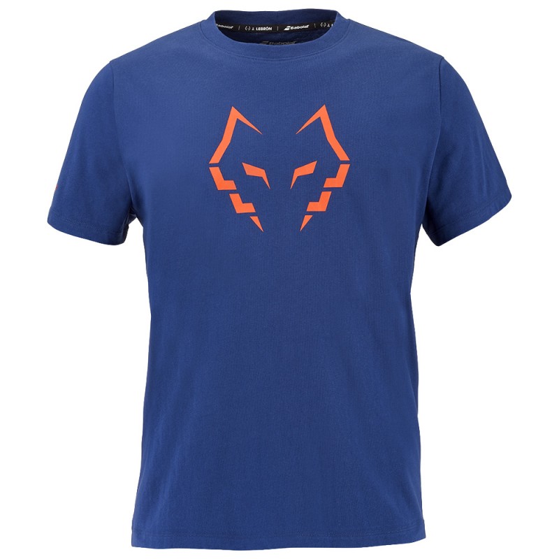 Camiseta Babolat Cotton Tee Lebrón azul marino
