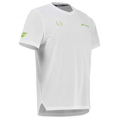 Camiseta Babolat Crew Neck Lebron blanca