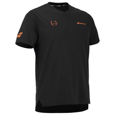 Camiseta Babolat Crew Neck Lebron negra