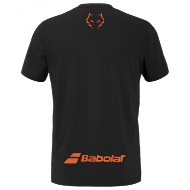 Camiseta Babolat Crew Neck Lebron negra