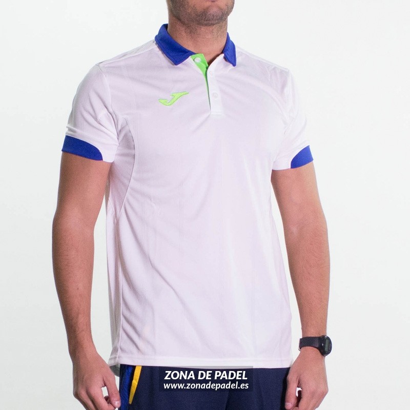 Polo Joma Master Blanco Azul 2016