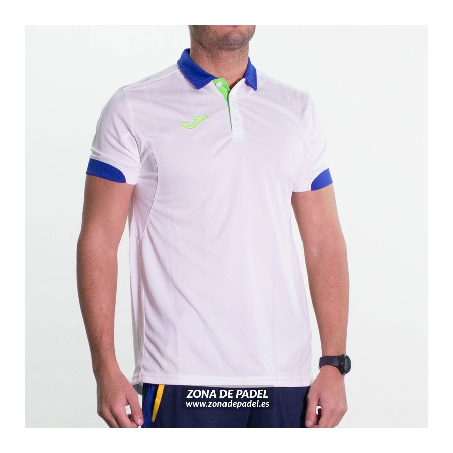 Polo Joma Master Blanco Azul 2016