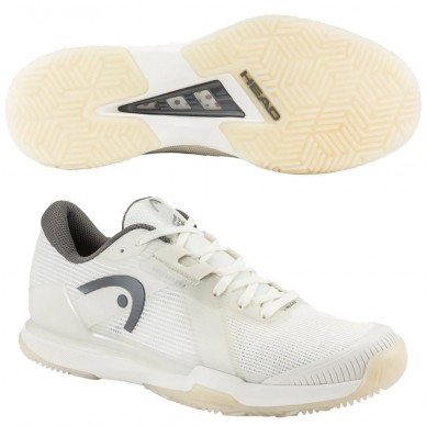 Zapatillas Head Sprint Pro 4.0 Padel Men white dark grey 2026