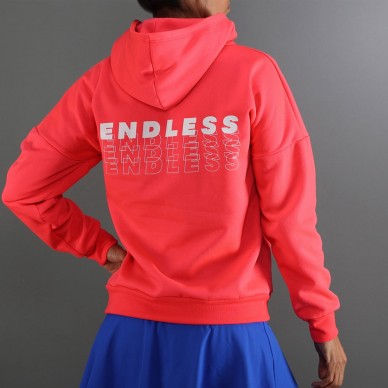 Sudadera Endless Hollow rubi