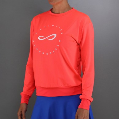 Sudadera Endless Inner Tech rubi