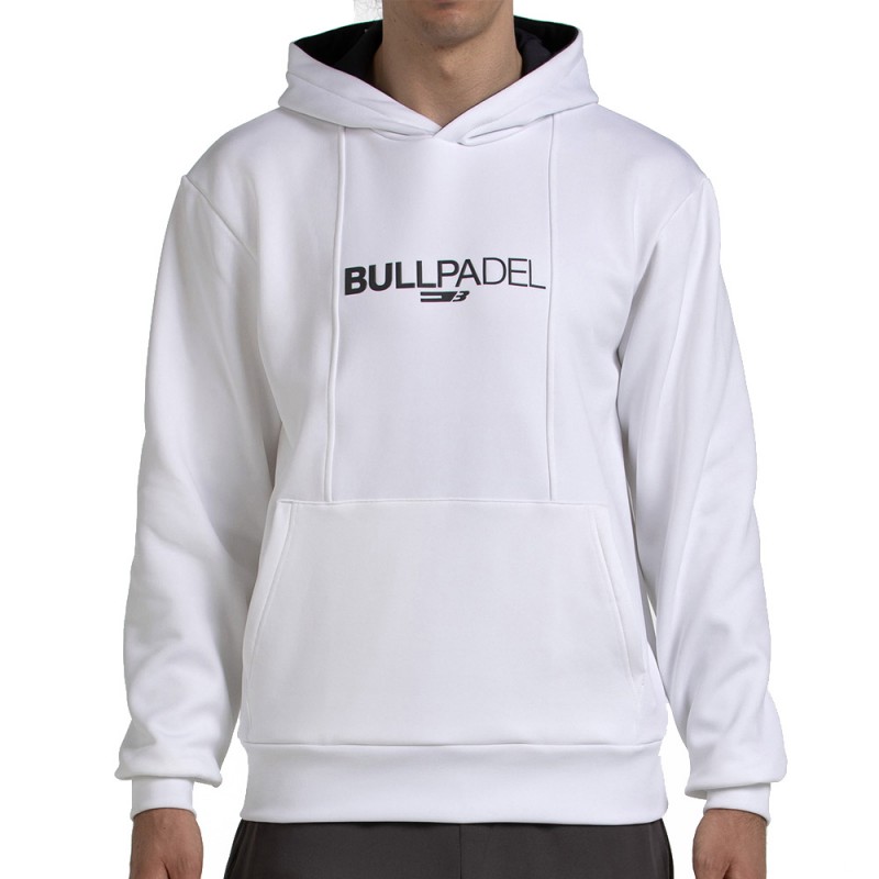 Sudadera Bullpadel Acube blanca