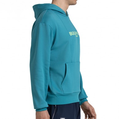 Sudadera Bullpadel Acube verde azulado