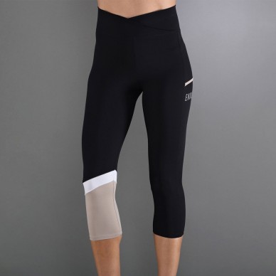 Mallas Endless Line Pocket HW 7/8 negras delave