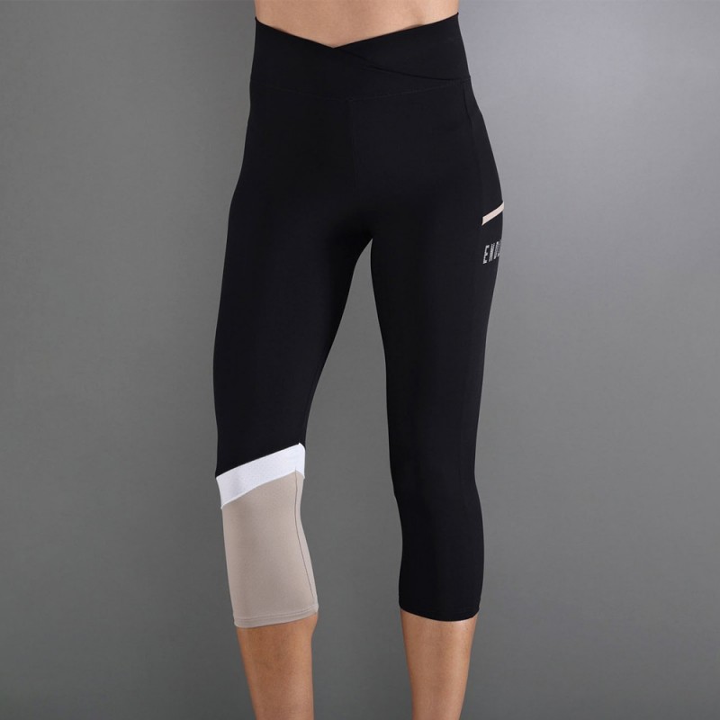 Mallas Endless Line Pocket HW 7/8 negras delave
