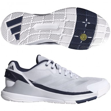 Zapatillas Adidas Crazyquick LS Padel white dark blue 2026
