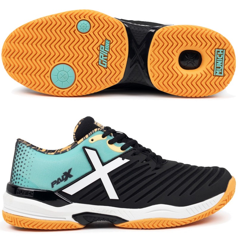 Zapatillas Munich PADX 61 Padel green black 2026