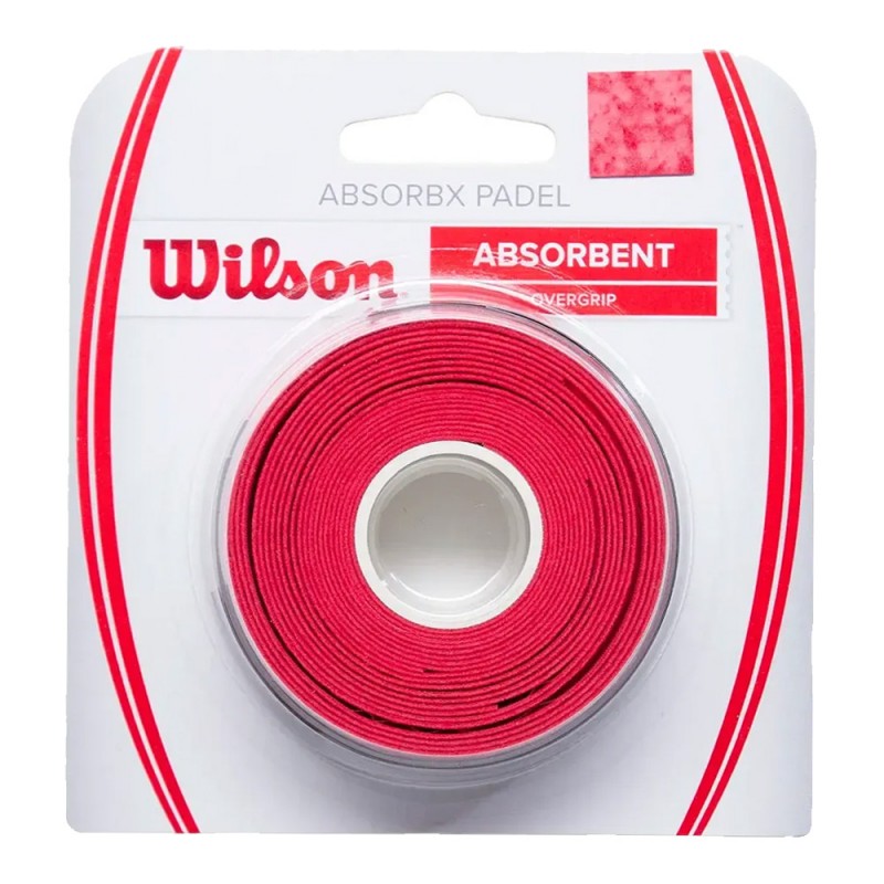Overgrips Wilson Absorbx 3 Pack rojo