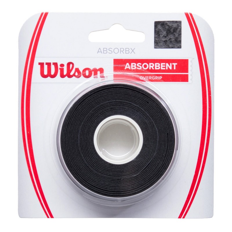 Overgrips Wilson Absorbx 3 Pack negro