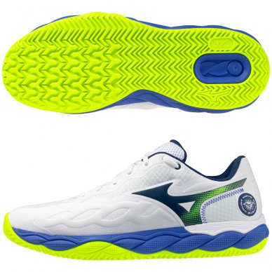 Zapatillas Mizuno Wave Enforce Court CC white dazzling blue 2026