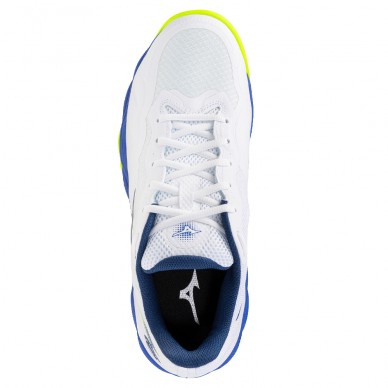 Zapatillas Mizuno Wave Enforce Court CC white dazzling blue 2026