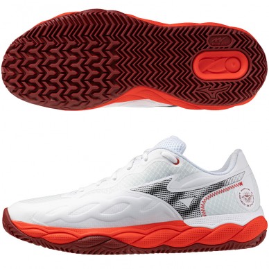 Zapatillas Mizuno Wave Enforce Court CC fiery red white 2026