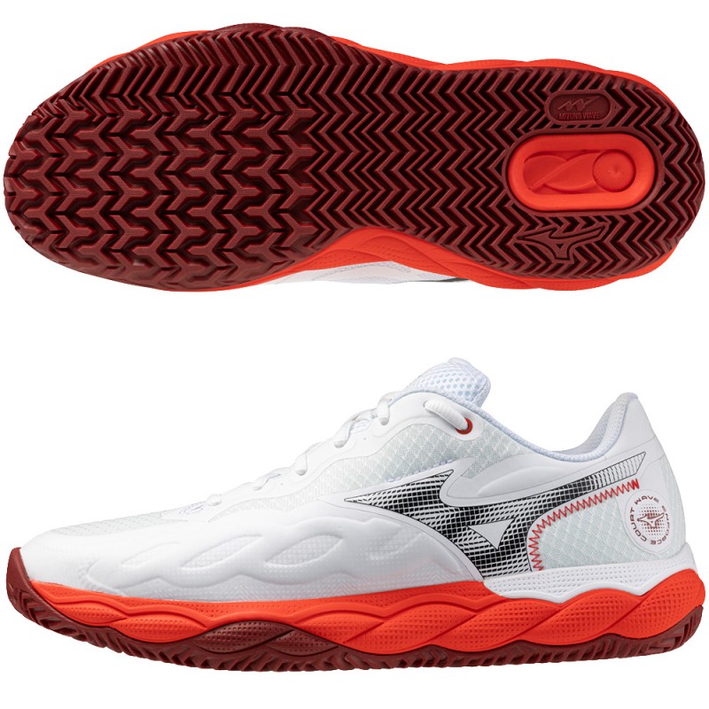 Zapatillas Mizuno Wave Enforce Court CC fiery red white 2026