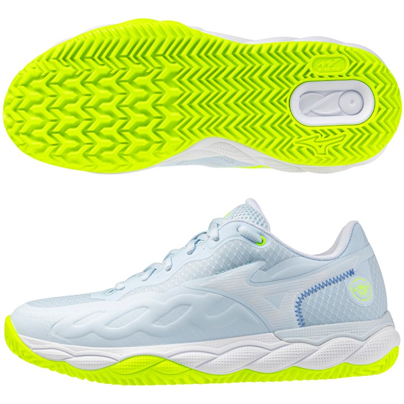 Zapatillas Mizuno Wave Enforce Court CC ice water yellow 2026