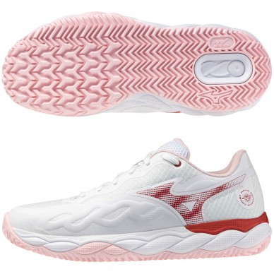 Zapatillas Mizuno Wave Enforce Court CC white pinkesque 2026