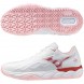 Zapatillas Mizuno Wave Enforce Court CC white pinkesque 2026