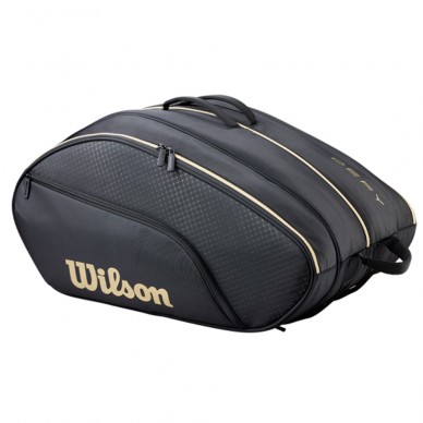 Paletero Wilson Defy V1 negro dorado 2026