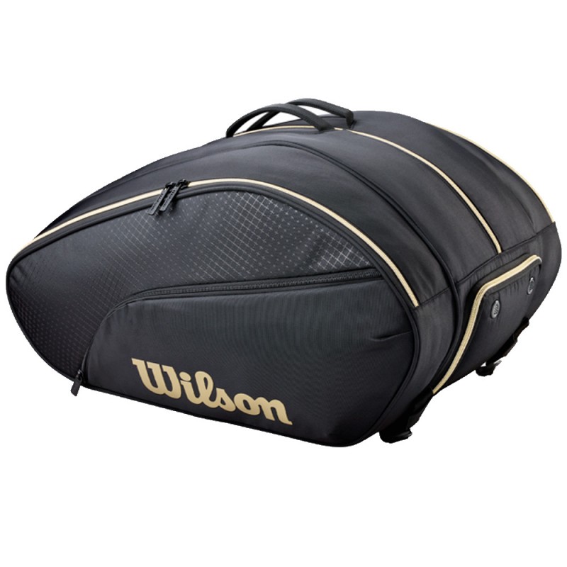Paletero Wilson Defy V1 negro dorado 2026