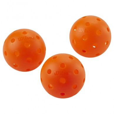 Pelotas Wilson Pickleball TRU 32 Indoor 3 Pack naranja