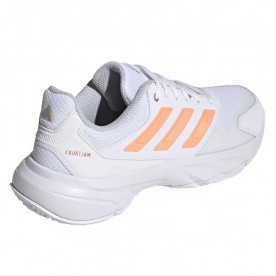 Zapatillas Adidas Courtjam Control 3 W white beam orange 2026