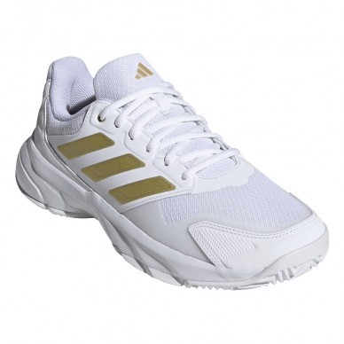 Zapatillas Adidas Courtjam Control 3 W white gold 2026